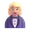 woman in tuxedo